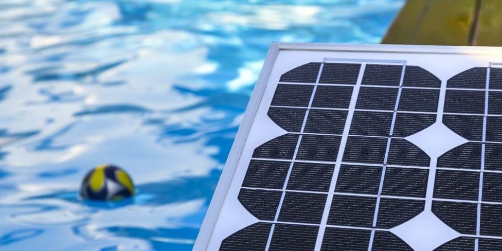 Solar pool heating panels